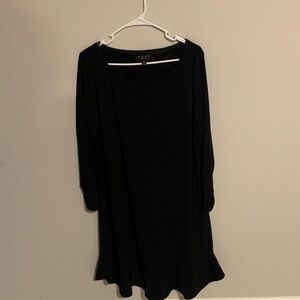 Laundry By Shelli Segal Black Long Sleeve Dress